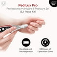 thumbnail image 2 of Kit de manicura y pedicura UTILYZE PediLux Pro inalámbrico eléctrico, 2 of 7