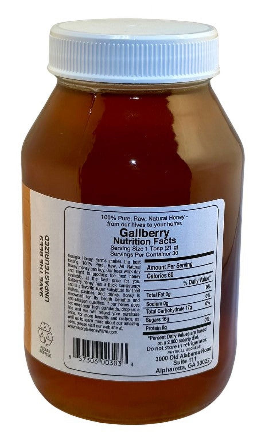 Gallberry Honey 45oz
