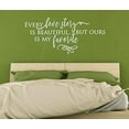 thumbnail image 6 of Every Love Story Is Beautiful Bedroom Wall Words Vinyl Decals Sticker Quotes 36x17-Inch Light Gray, 6 of 6