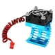 thumbnail image 5 of Disipador de calor de motor sin escobillas Wdftyju con ventilador de refrigeración 5 V para coche RC 1/14 1/16 1/18 azul, 5 of 9