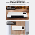 thumbnail image 5 of 12000 BTU Wall Mounted & Window Air Conditioner, 2-in-1 Cooling and Heating Mini AC Unit with Remote Control, 24H Timer, Sleep Mode, Quiet Operation, Compact Air Conditioner for Bedroom, Garage & RV, 5 of 7