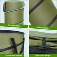 thumbnail image 2 of 2-Pack 30 Gallon Collapsible Pop-Up Trash Can for Camping, RV - Waste Yard Bag for Gardening Lawn/Leaf - 30 Gallon Each Bag, Green$$Garden & Patio, 2 of 7