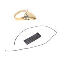 thumbnail image 2 of Finger Protector, Archery Thumb Ring Easy To Wear Mirror Polishing Corrosion Resistant with Rope for Outdoor Hunting 18,20,22,24, 2 of 7