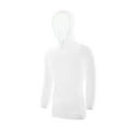 thumbnail image 3 of Donemore Men's Mesh Hollow-out Hooded Long Sleeve Top Solid Color Casual Breathable Streetwear Design Modern Urban Male Apparel, 3 of 3