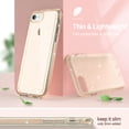 thumbnail image 3 of ULAK iPhone SE 3 5G 2022 Case, iPhone SE 2 2020 Case, iPhone 8 7 Case, Cute Slim Bumper Phone Case for iPhone SE 3rd 2nd Generation/8/7 for Girls Women, Glitter Beige, 3 of 8