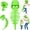Green-47in, variant on 31.5" Dinosaur Skeleton Plush Costume Sets, Soft 3D Spinosaurus Skull Headpiece with Spine Back Piece Outfit for Cosplay
