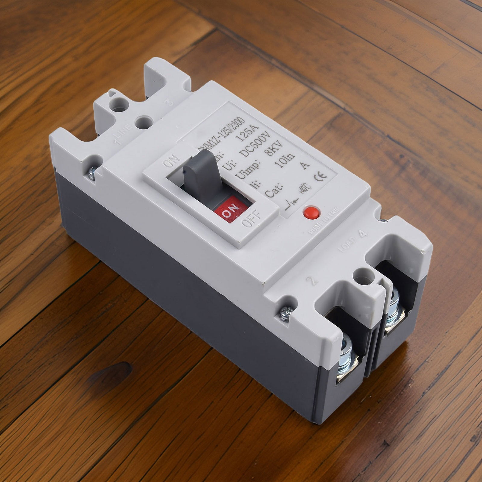 Dc 500V Circuit Breaker 100A 125A 160A Battery Protector Mccb Solar Pv Car Power Short Ciruit Cut Off Circuit Breaker