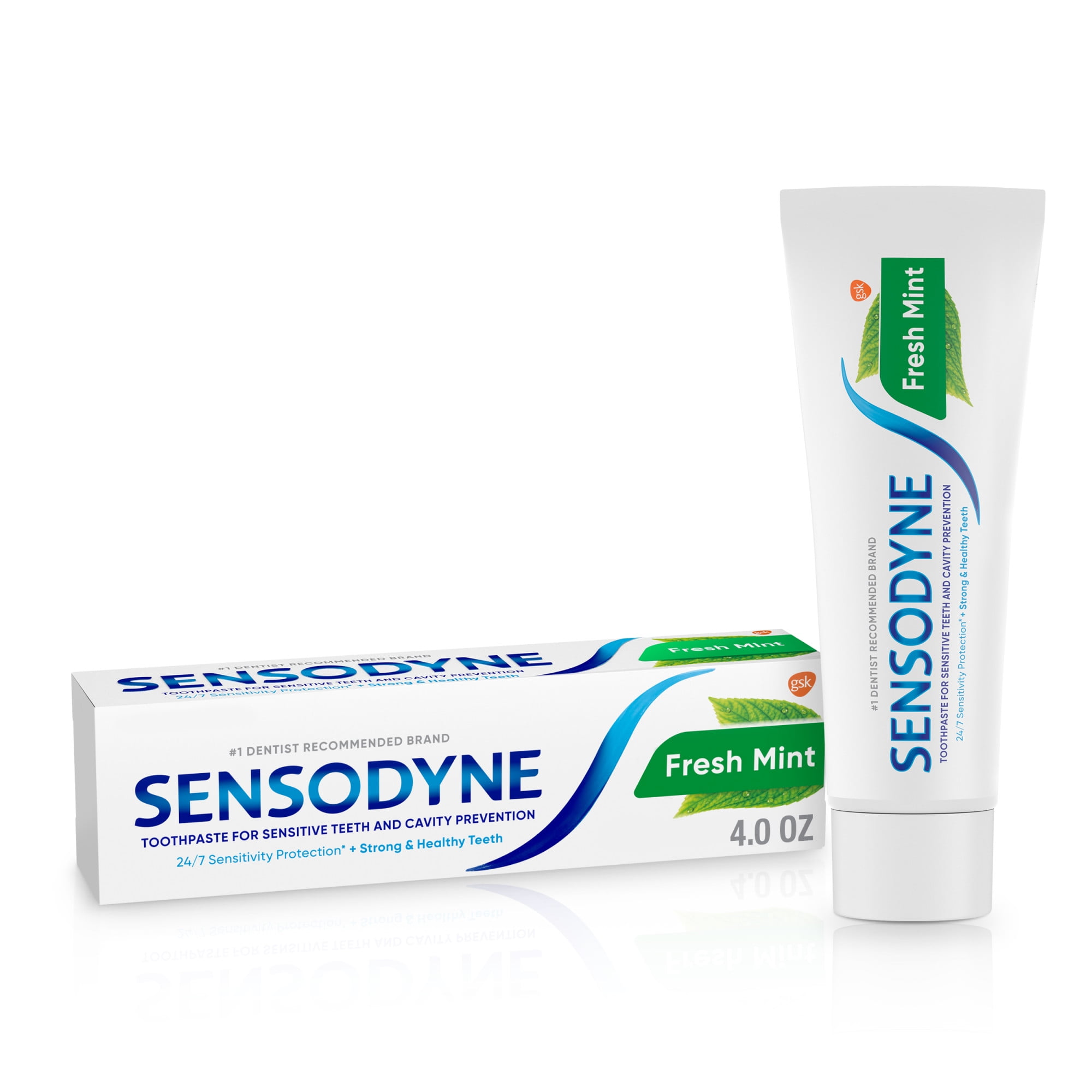 Sensodyne Fresh Mint Cavity Prevention and Sensitivity Relief Toothpaste - 4 Ounces