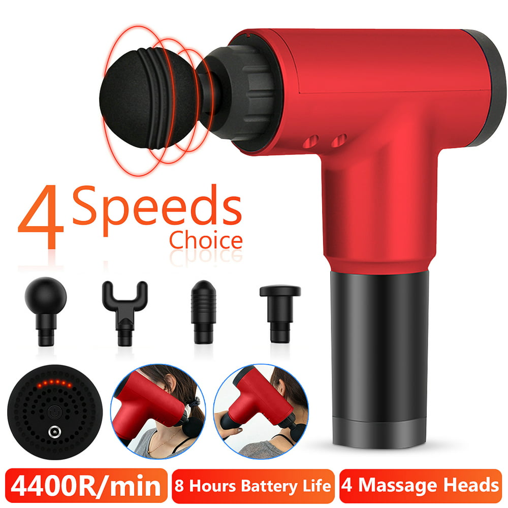6 Speeds Massage Gun Cordless Handheld Deep Tissue Muscle Massager