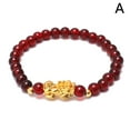 thumbnail image 4 of Lucky Stone Bead Bracelet Wristband Rich Auspicious Feng Shui Braceletk, 4 of 4