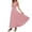 Pink, variant on Tqcoqu Womens Deep V-Neck Polka Dot Print Halter Boho Long Maxi Dresses,Black Women's S-XXL