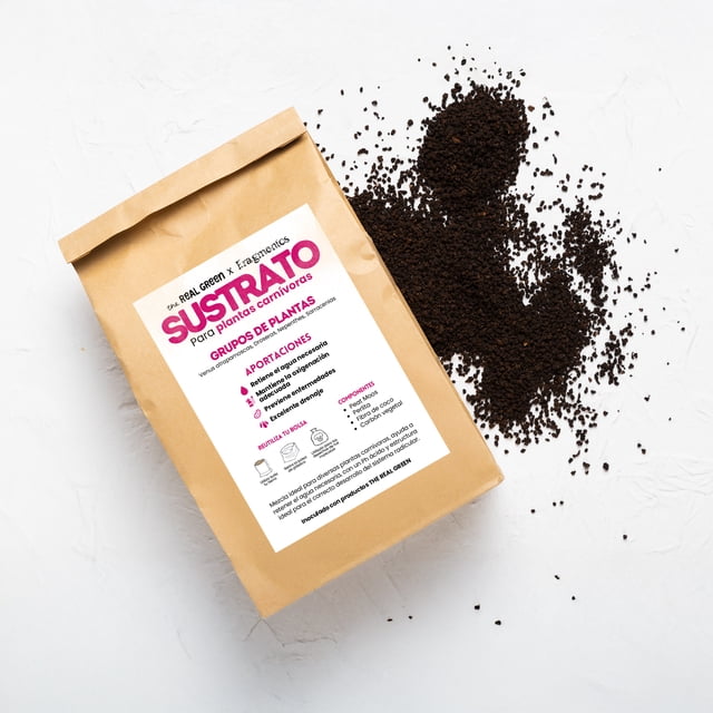 Sustrato Premium para Plantas de Carnivoras - Enriquecido con Nutrientes - The Real Green