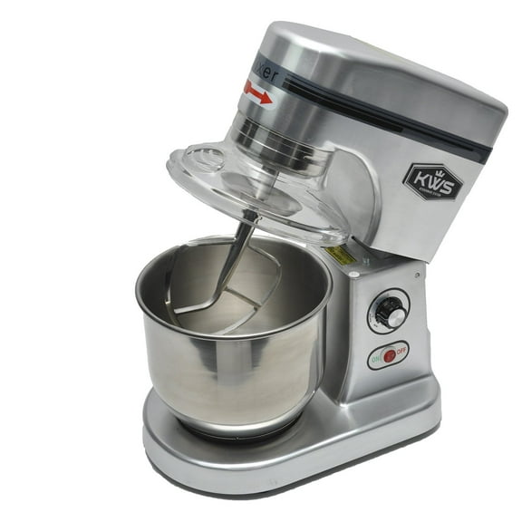 KWS M-B7 Commercial 620W Stand food Mixer,7 Quarts Silver Heavy-Duty for Restaurant/Bakery /Tea Shop/Coffee Shop