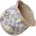 thumbnail image 2 of Ceramic Pots for Plants, Vintage Plant Pot with Drainage Hole, 6.11in. Planter for Indoor Plants, Crackle Glaze Finish Flower Pot, Perfect Tuscan Ceramic Planter for Gardening, Antique Blue Meadow, 2 of 14