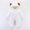 White, variant on Simplmasygenix Children's Day Kids Bodysuit Clearance Newborn Baby Fleece Footie Snowsuit Winter Bunting Onesie Cartoon Warm Hooded Romper Jumpsuit Outfits For Girls Boys