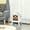 White, variant on 17" Electric Fireplace Stove, Freestanding Fire Place Heater with Realistic Logs and Flame Effect, Adjustable Temperature, and Overheat Protection (750W/1500W, White)