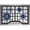G413-30-INCH, variant on ROBAM 30" Gas Cooktop G413, 4 Made in Italy Brass Burners, 304 Stainless Steel Built-in Gas Stove, 20,000 BTUs Power Burner, Dual Fuel NG/LPG Convertible, Flame Failure Protection