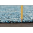 thumbnail image 4 of 6ft Round Water Resistant, Indoor Outdoor Rugs for Patios, Front Door Entry, Entryway, Deck, Porch, Balcony | Outside Area Rug for Patio | Denim, Solid | Size: 5'1'' Round, 4 of 7
