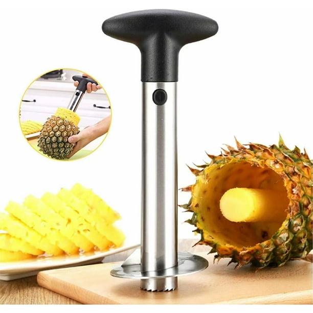 Éplucheur d'ananas, éplucheur Automatique d'ananas, Outil de Riz d'ananas  de Machine de pulpe d'ananas épineux : : Cuisine et Maison