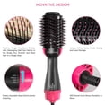 thumbnail image 3 of 3 IN 1 Hot Air Brush One Step Hair Dryer and Styler Volumizer, Blow Dryer Brush Comb Tool ,Beauty Multi-functional Salon Negative Ion Hair Straightener & Curly Hair Comb, 3 of 4