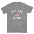 thumbnail image 1 of Medford Oregon Patriot Men's Cotton T-Shirt, 1 of 1