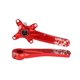 thumbnail image 1 of Greeniant Hollowtech manivela resistente al desgaste eje central aleación de aluminio ciclismo disco estriado bielas huecas 34T/36T platos y Ciclismo Manivela roja/izquierda derecha, 1 of 6