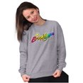 thumbnail image 3 of XOMG POP Brooklynn Sunshine Star Women Crewneck Sweatshirt Brisco Brands S, 3 of 6