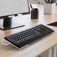 thumbnail image 6 of 1 Pcs Acrylic Computer Keyboard Stand, Computer Tilted Keyboard Holder, Clear Acrylic Premium Stand, Universal Elevated Stand for Easy Ergonomic Typing, Gaming and Working, 6 of 9