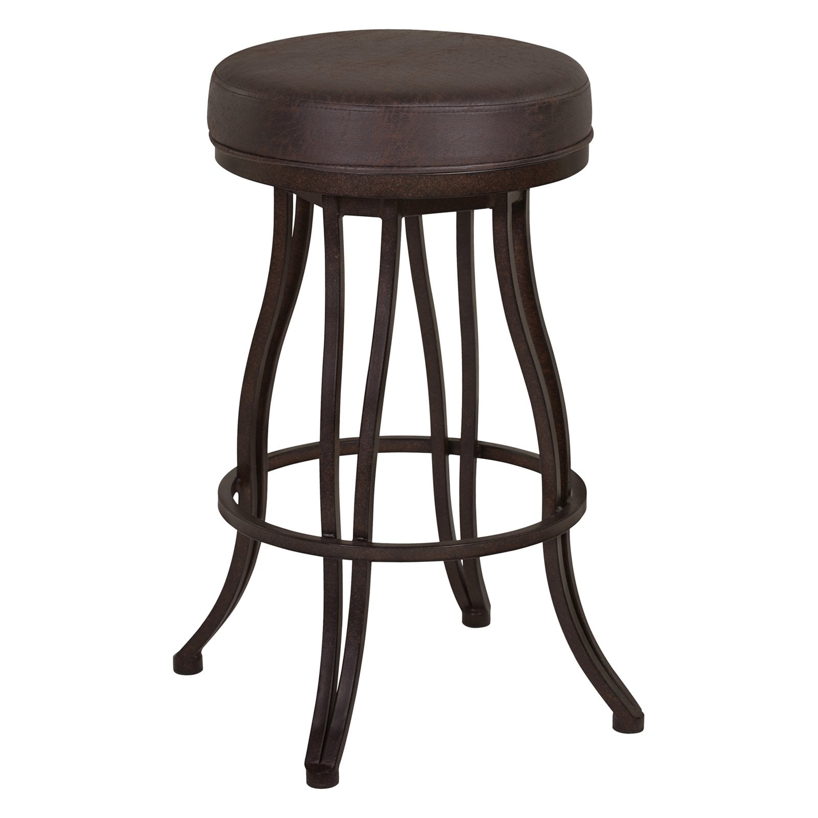 Home Chic Brock 26 in. Backless Swivel Counter Stool