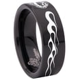thumbnail image 6 of Flaming Skull Tungsten Carbide Ring, 6 of 9