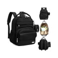 thumbnail image 1 of Mochila de Pañales KeaBabies Play de 12L en Cuero PU Impermeable, 1 of 9
