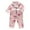 Pink, variant on Hiijoy Toddler Boys Satin Cartoon Long Sleeve Button Shirt and Pants Pajamas, Sizes 6M-4T