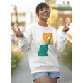 thumbnail image 2 of Image Conscious Helping Trunks Sweatshirt Women's -Jay Fleck Designs, 2 of 4