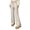 Beige, variant on Casual Pants MaFYtyTPR Women Casual Cotton And Linen Solid Drawstring Elastic Waist Long Straight Pants Black M