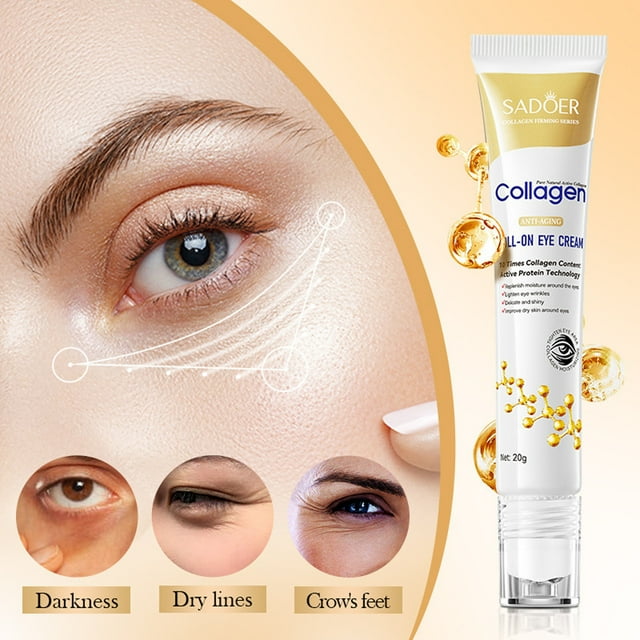 Suero reafirmante de efecto lifting rápido para ojos, vegano, sin crueldad animal, 20 ml