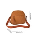 thumbnail image 3 of Men's Corduroy Material Crossbody Chest Bag, Multifunctional Sports Outdoor Leisure Shoulder Backpack Messenger, Soft Fabric Storage Bag with Vintage Casual Look, Adjustable Strap, 3 of 6