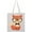 AA-White, variant on Inktastic Cute Hipster Fox Tote Bag