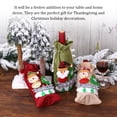 thumbnail image 4 of Billuyoard Lentejuelas Cubierta de botella de vino Cordón Tridimensional Papá Noel de comedor Navidad Beber Ropa Bolsa Fiesta Accesorios Kits de decoración para fiestas Verde Billuyoard HA068794-01, 4 of 6