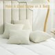 thumbnail image 5 of Juego DE 2 fundas DE Cojines DE pana ZHAOCHENG 45 x 45 cm Blanco Crema, 5 of 5