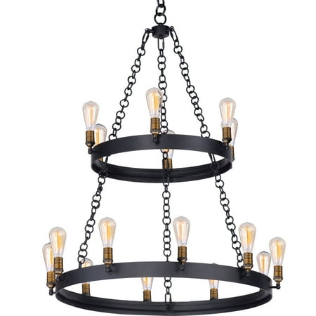

Maxim 26277/Bui Noble 16 Light 38 Wide Chandelier - Black
