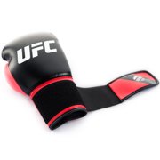 UFC Compact Bag Gloves - L/XL, Red/Black - Heavy Bag Training Gloves for Boxing & Mixed Martial Arts, with Form-Fit Ergonomic Hand Compartment