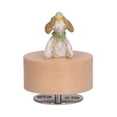 thumbnail image 4 of Caja de música de animales de madera ANGGREK redonda portátil DIY para decoración de muebles para regalos de vacaciones, 4 of 8