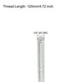 thumbnail image 2 of Tige Entièrement Filetée M6 x 120mm 20mm Pas Acier Inoxydable 304 Main Droite 4 Pcs, 2 of 7