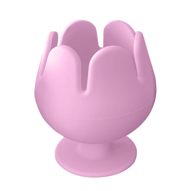 Recolector de desechos de silicona para costura, recolector de deshierbe, decoración artesanal, caja de almacenamiento de chatarra de escritorio, rosa sidaley HA004409-05