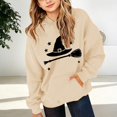 thumbnail image 2 of XXWXYD Girls Hoodie Cute Halloween Graphic Print, Long Sleeve Fleece Cotton Pullover, Oversized Cotton Fleece Crewneck - Cute Halloween Outfit for Toddler Girls Kids Youth, 2 of 4