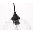 thumbnail image 5 of Cashel 1 light Black and Clear glass pendant, 5 of 15