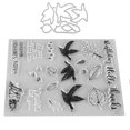 thumbnail image 1 of Clear Stamps, Durable Reusable DIY Interesting Die Cuts Decorative Attractive  For Photo Albums For Holiday Cards For Gift, 1 of 8