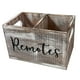 thumbnail image 1 of Soporte para control remoto, caja de almacenamiento de medios, organizador de escritorio, organizador remoto para el hogar Afligido, 1 of 9