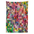 thumbnail image 3 of Ambesonne Geometric Tablecloth Rectangular Table Cover, Modern Colored Design, 60"x90", Multicolor, 3 of 4