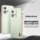 thumbnail image 2 of KADEM Compatible with Motorola Edge 40 Neo 5G Phone Case Electroplating Silk Texture PU + TPU Phone Back Cover, 2 of 5
